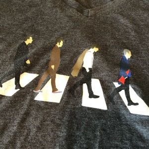 Beatles Style Doctor Who 4XL grey torrid t-shirt